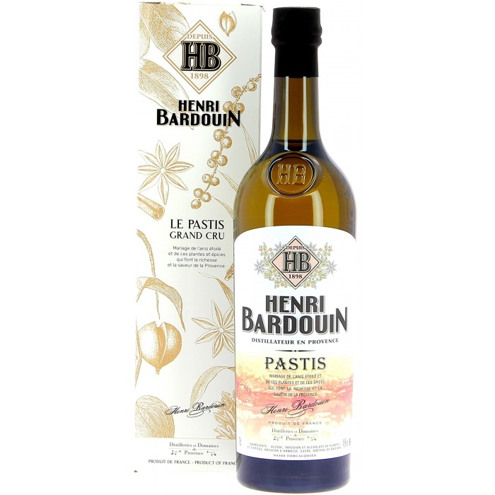 Pastis Grand Cru Henri Bardouin - Pastis - sommellerie de France