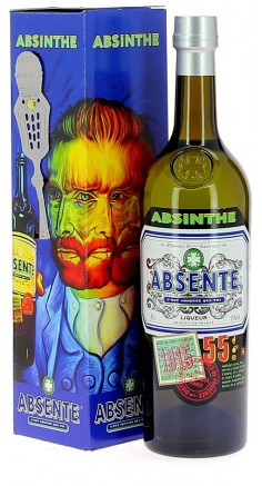 Coffret Absente 55° et sa cuillère Van Gogh