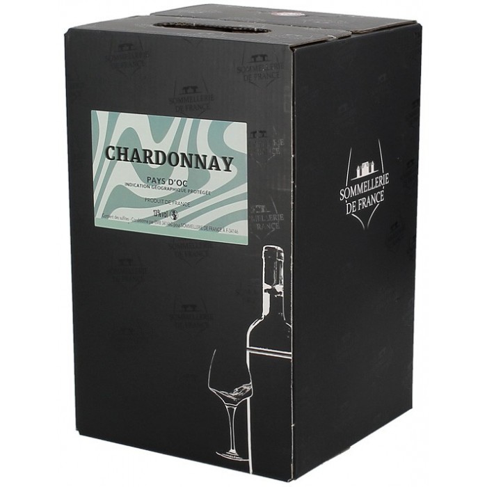 Grains de Prestige Chardonnay Réserve 5L - Bag in box - sommellerie de France