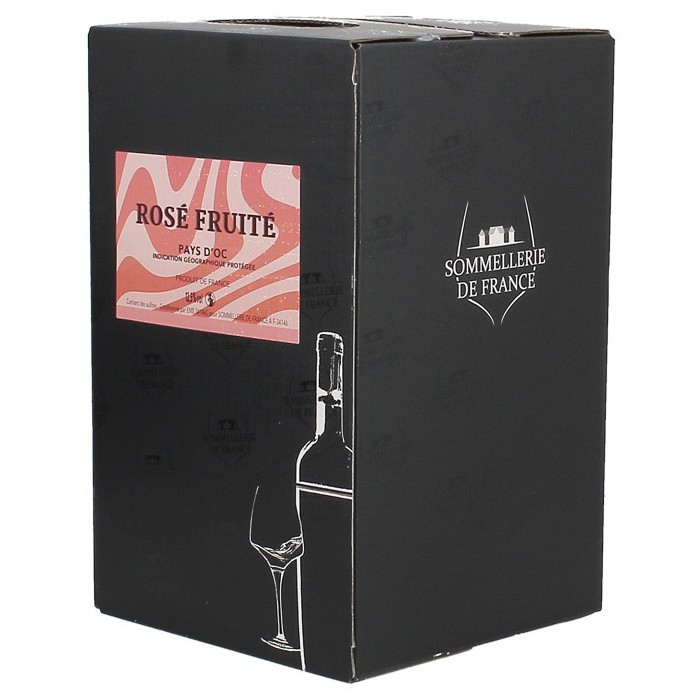 Rosé Fruité réserve 5L - Bag in box - sommellerie de France