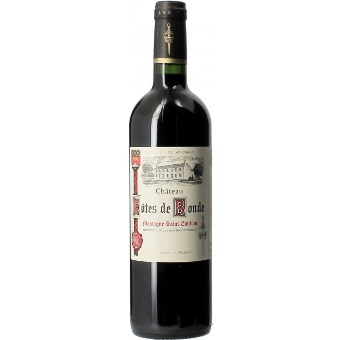Château Côtes de Bonde - Vins en bouteilles de 75cl - sommellerie de France