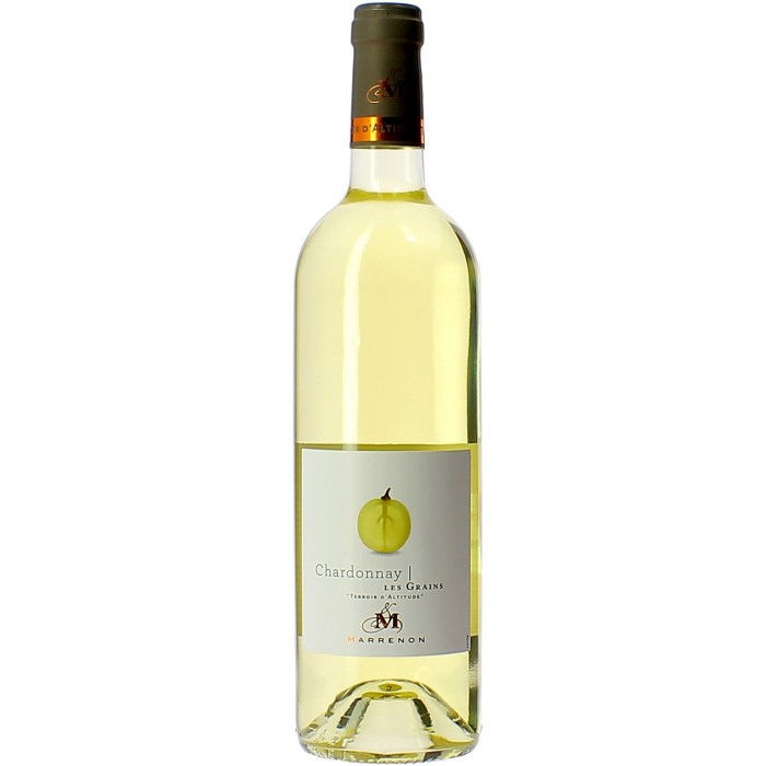 Domaine Marrenon Les Grains Chardonnay - Blanc - sommellerie de France