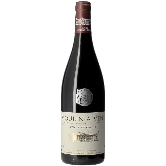 Château de Chénas Cœur de Granit Moulin-à-Vent - Vins en bouteilles de 75cl - sommellerie de France