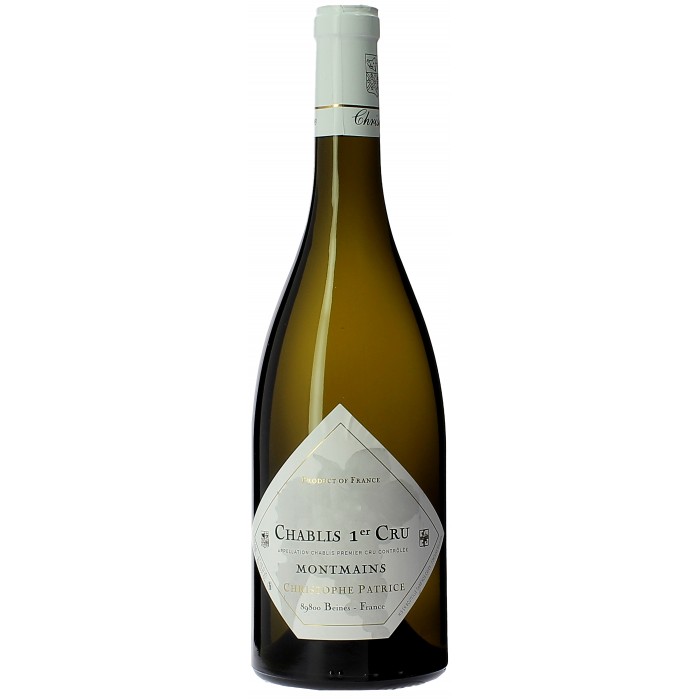 Domaine Christophe Patrice Chablis 1er cru Montmains - Vins en bouteilles de 75cl - sommellerie de France