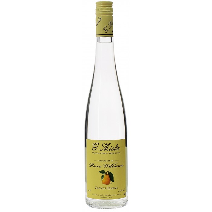 Poire Williams Grande Réserve - Liqueur & Eau de vie - sommellerie de France