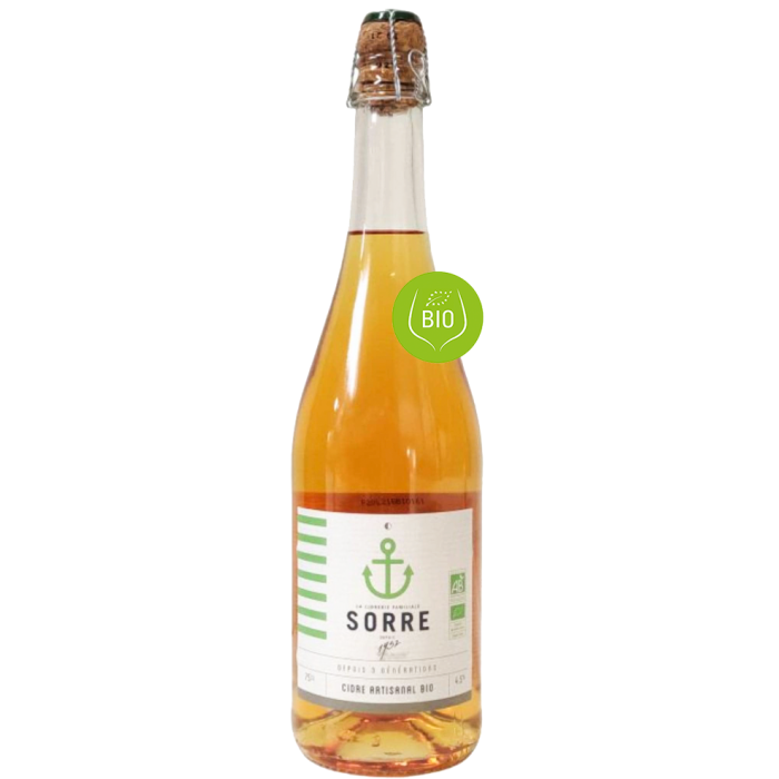 Cidre Brut Bio - Apéritif - sommellerie de France