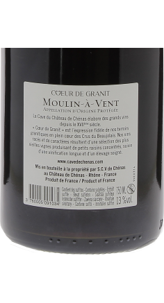 Château de Chénas Cœur de Granit Moulin-à-Vent