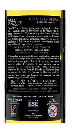 Château Tariquet Dernières Grives