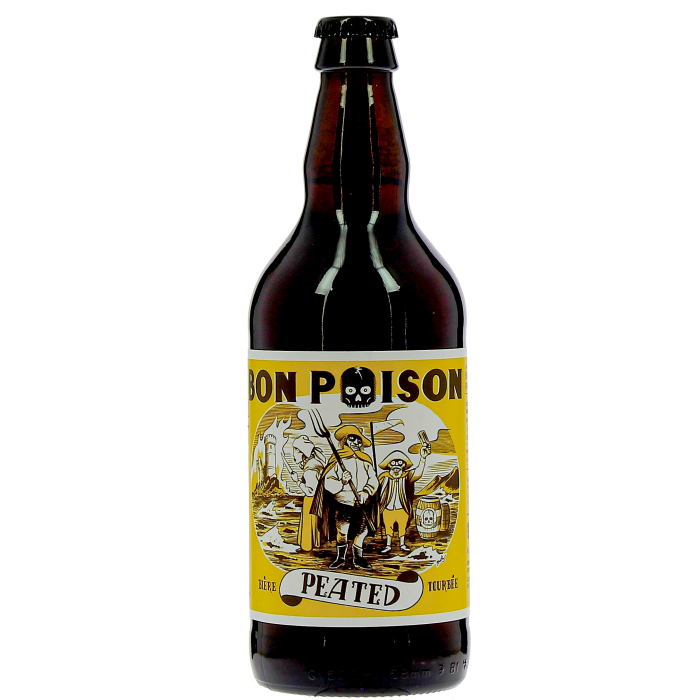 Bière Bon Poison Tourbée - Fromages doux - sommellerie de France