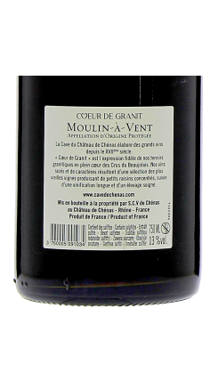 Château de Chénas Cœur de Granit Fleurie