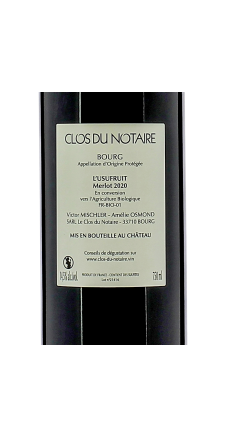 Château Le Clos du Notaire L'Usufruit