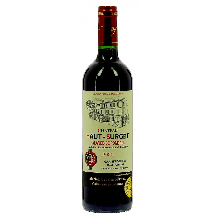 Château Haut Surget - Vins en bouteilles de 75cl - sommellerie de France