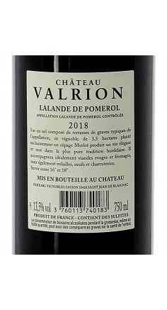 Château Valrion 2018