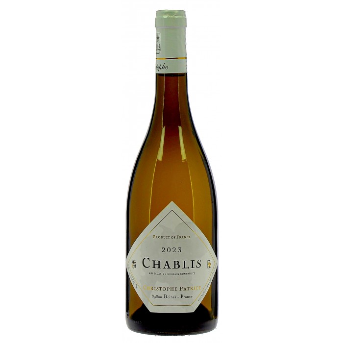 Domaine Christophe Patrice Chablis - Vins en bouteilles de 75cl - sommellerie de France
