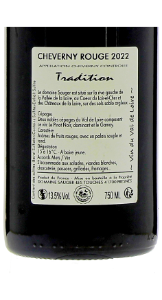 Domaine Sauger Cheverny rouge