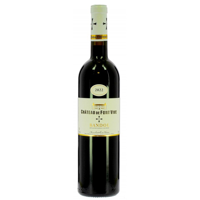 Château de Font Vive Bandol - Vins en bouteilles de 75cl - sommellerie de France