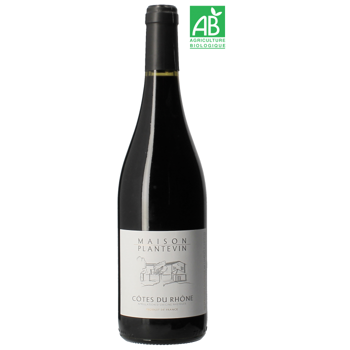 Maison Plantevin Côtes du Rhône - Vins en bouteilles de 75cl - sommellerie de France