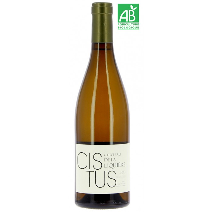 Château de La Liquière Cistus blanc - Vins en bouteilles de 75cl - sommellerie de France