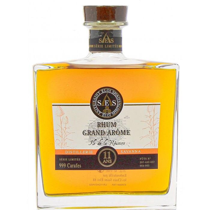 Edition limitée Rhum Vieux Traditionnel Savanna 11 ans Grand Arôme - Rhum - sommellerie de France
