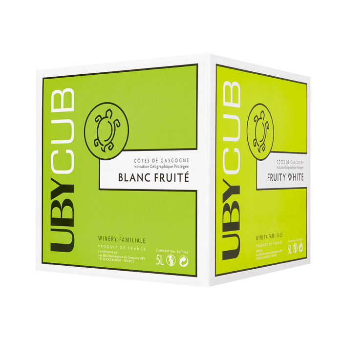 UbyCub Blanc Sec & Fruité 5L - Bag in box - sommellerie de France