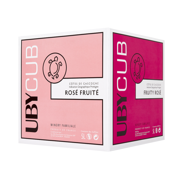 UbyCub Rosé Frais & Fruité 5L - Bag in box - sommellerie de France