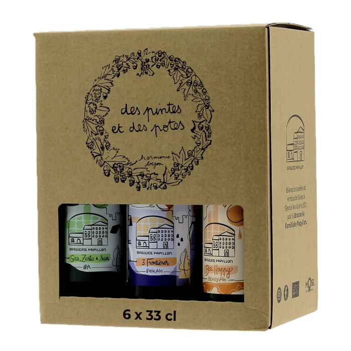 Coffret de Bières Papyllon - Accueil - sommellerie de France