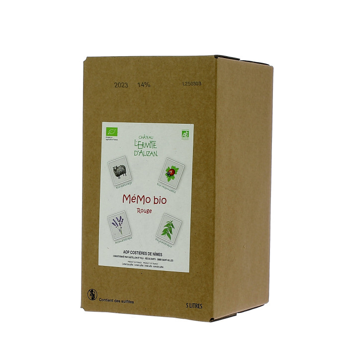 Château l'Ermite d'Auzan rouge 5L - Bag in box - sommellerie de France