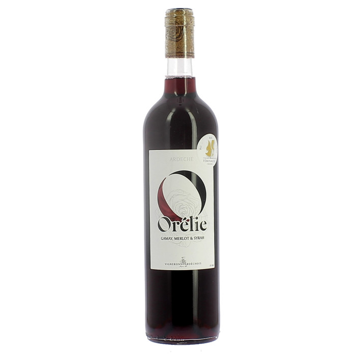 Vignerons Ardechois Orélie rouge - Vins Rouges - sommellerie de France