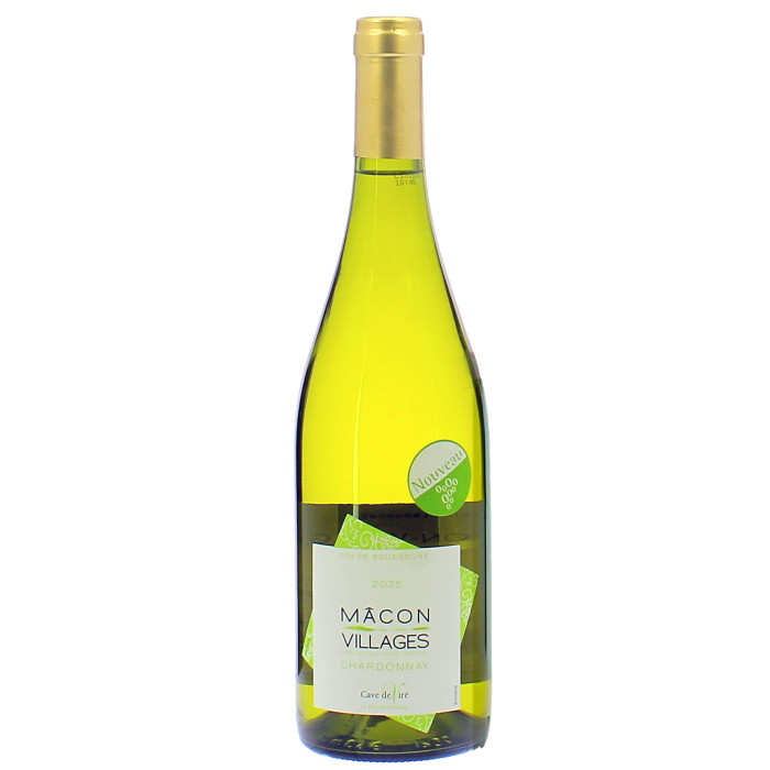 Domaine Marillier Nouveau Mâcon Primeur blanc - Vins en bouteilles de 75cl - sommellerie de France