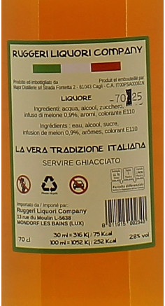 Liqueur Meloncello