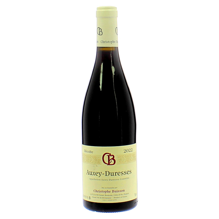 Domaine Christophe Buisson Auxey-Duresses - Vins Rouges - sommellerie de France