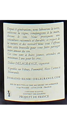 Domaine Henri Delagrange Pommard Les Vaumuriens Hauts