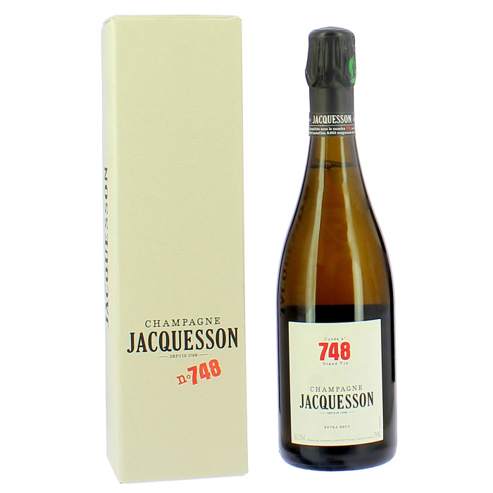 Champane Jacquesson cuvée N°748 - Accueil - sommellerie de France
