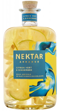 Rhum Nektar Arrangé Citron Vert & Gingembre