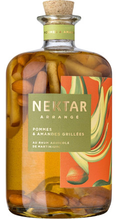 Rhum Nektar arrangé pommes amandes grillées