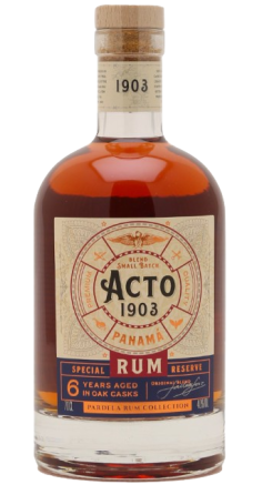 Rhum acto 6 ans 1903 panama
