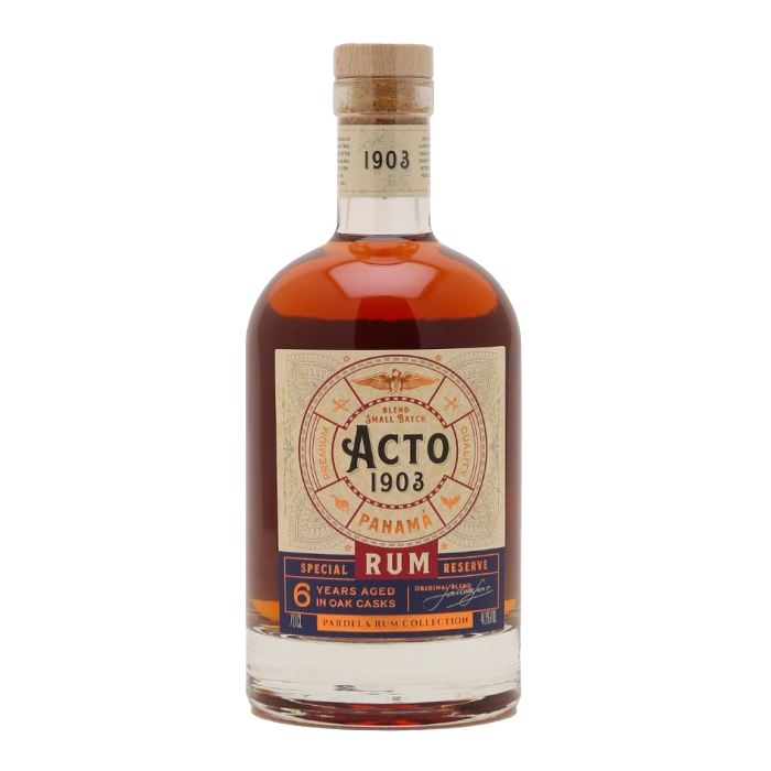 Rhum acto 6 ans 1903 panama - Accueil - sommellerie de France